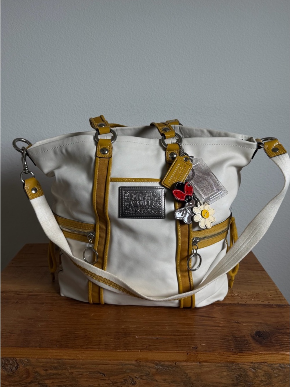 Coach Poppy Bag with Charms